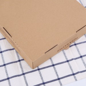 Caja de pizza de rectángulo de China de 7/9/12 pulgadas, caja personalizada biodegradable para pizza