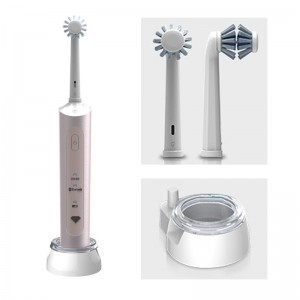 Oabes 2022 Nuevo 3D Double Brush Rotation Limpieza de bajo ruido de bajo ruido giratorio Cepillo de dientes eléctrico adulto inteligente