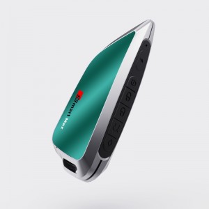 Llave de automóvil LCD inteligente, entrada sin llave sin llave, llave de automóvil verde bloqueo automático&desbloqueo arrancador de automóvil remoto, accesorios anti -robo de reemplazo de llave llave, pantalla del logotipo de vehí...