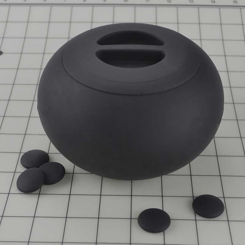 Silicone Weiqi Board Weiqi Piedras de juego Piezas educativas