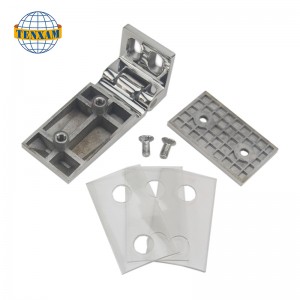 Single Edge 90 grados Glass Clamp