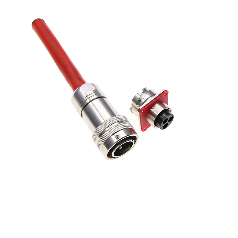 Conector circular de bayoneta industrial de 3 pin C Series