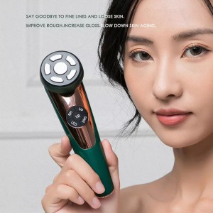 EMS Hot Foton Foton Beauty Instrument Face Skin Whiten Liften Terreno de belleza de elevación de la cara USB Masajera de cara eléctrica portátil, Introducción facial Limpieza Controlación de la piel Remota de arrugas Hot Introducci...