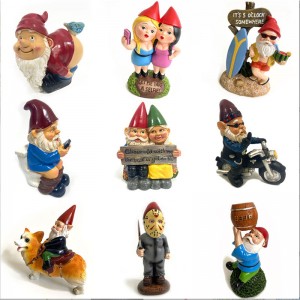 Decoraciones decoraciones de jardín enano enano decoraciones de santa claus