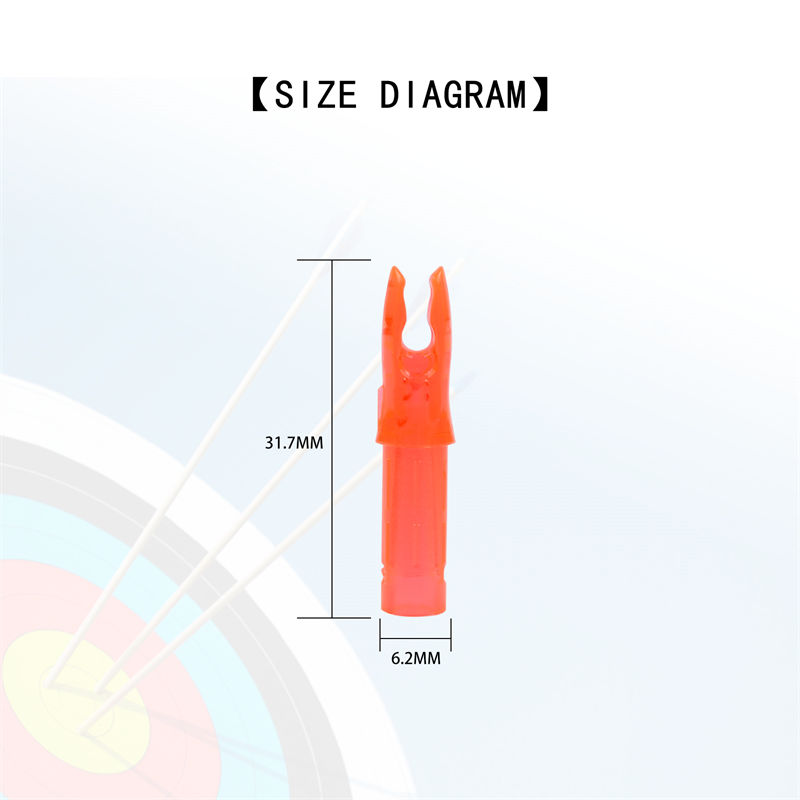 Elongarrow Insertar flecha Nock para flechas de tiro con arco