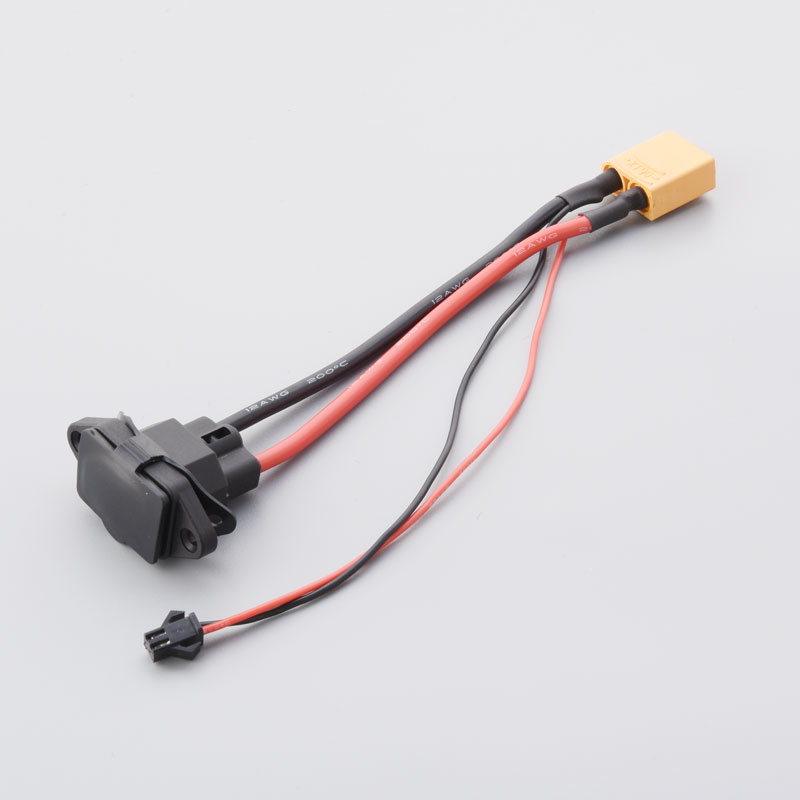 AMASS XT30 XT60 XT90 Adaptador Conector paralelo Conector Cable de alimentación de cable de silicona Prefijo paranueva batería de vehículo de energía personalizado