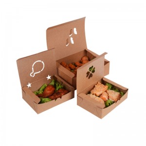 Papel para comida para comida alimentaria al por mayor Kraft Paper rápida envasado de alimentos portátiles biodegradables