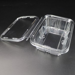 8/16/24/32/46/64/128 oz manipulador evidente recipiente, caja de envasado resistente a manipulador para ensalada fresca hierbas frutasnueces alimentos