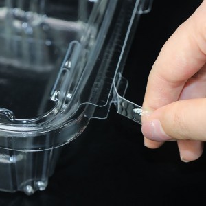 8/16/24/32/46/64/128 oz manipulador evidente recipiente, caja de envasado resistente a manipulador para ensalada fresca hierbas frutasnueces alimentos