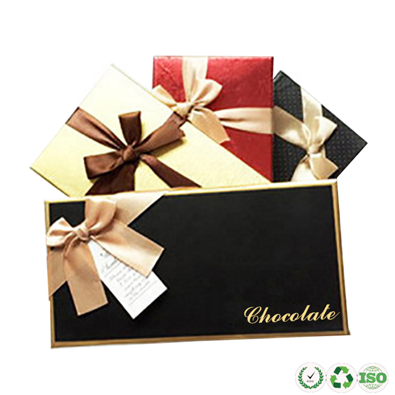 Embalaje de caja de dulces de papel de papel de chocolate personalizado