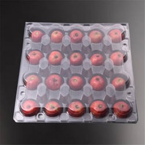 Caja de envasado de frutas de plástico transparente de mascotas recipiente de fruta transparente