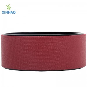 Wheel de yoga de PVC al por mayor, adecuado para la práctica de asana de yoga y estiramiento de espalda