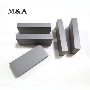 Tiras de placa de bloque de carburo de tungsteno