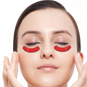 EMS&RED LIGHT EYE BELSAGER MASSAGER, Uso doméstico Uso de belleza Masabraje de arrugas Massabresador de vibración LED Patches de ojo rojo LED RF Instrumento de belleza para eliminar líneas finas
