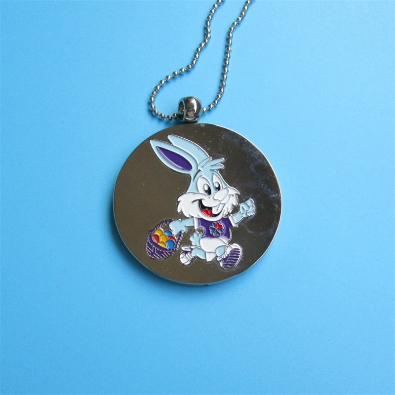 Carrera de medallas personalizadas paraniños Lindos collares de cuentas de conejo Medallas paraniños