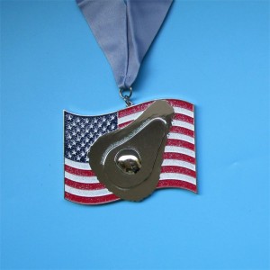 Los fabricantes hicieron medallas deportivas personalizadas de Medallion personalizados de patrón personalizado.