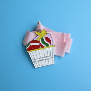 Medalla de oro de metal personalizado Impresión colorida Medalla deportiva virtual