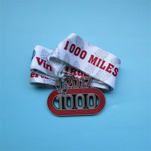 Fabricante Medalla Sport de maratón de maratón de metal de alta calidad personalizada