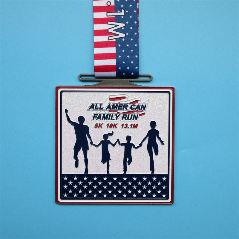 Diseño personalizado de moda Medalla de medalla de ron familiares Diseños de medallas