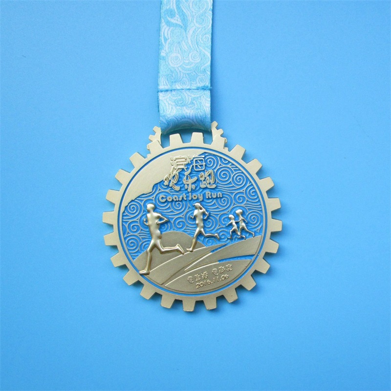 Diseño profesional gratuito Medallón de aleación de zinc 3D Medallas de oro Copper de oro Medallas personalizadas