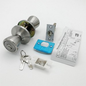 2506 PIERA DE PUERTA INTERIOR en la perilla de la puerta cromada satén