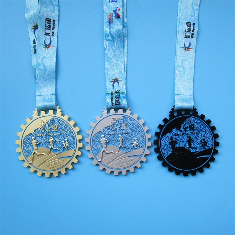 Premio Marathon Running Medal de deportes de metal personalizado