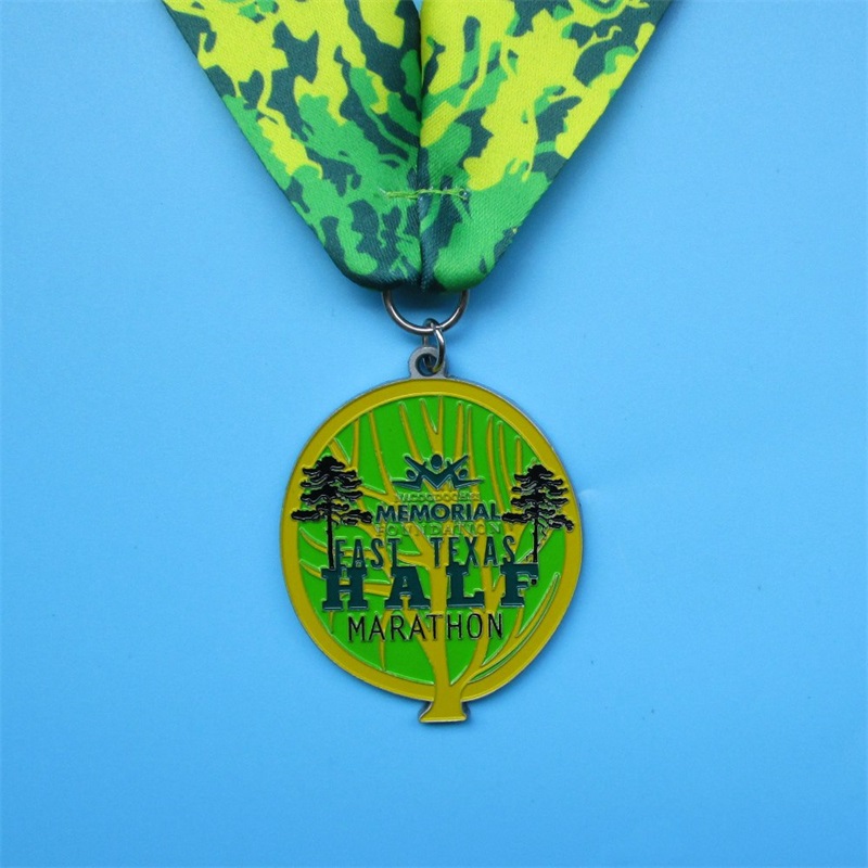 Medallas de premio con Medallas deportivas de bronce de bronce de plata de aleación de zinc de cinta