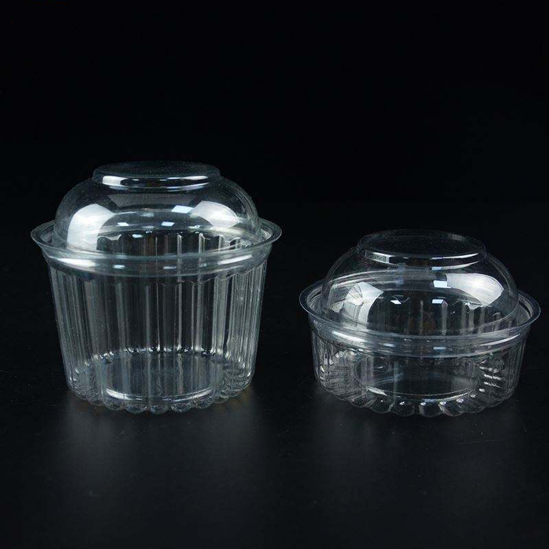 En ensenadera de fruta desechable de plástico reciclable de 10 oz