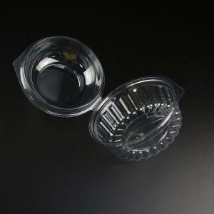 En ensenadera de fruta desechable de plástico reciclable de 10 oz