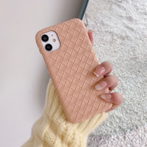 Case de cuero protector adecuado para Apple, Samsung, Huawei, Oppo y otros teléfonos móviles. Case de teléfono móvil tejido a mano pura, varios colores