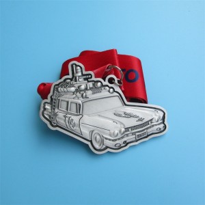 Diseño de la medalla de carrera virtual Medallas de oro de colgilla de metal 3D Medalla deportiva personalizada