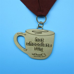 Medallas de carreras de carreras de medallas personalizadas de Leaf Design Professional