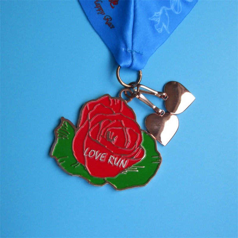 Medallón de medallón personalizado Medallas de maratón únicas remolcador en una medalla denieve