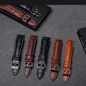 Correa de cuero, transpirable, de moda y duradera para Apple, Samsung, Huawei y Xiaomi Watches, 12 mm, 14 mm, 16 mm, 18 mm, 20 mm, 20 mm.