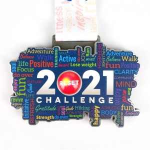 Medalla de medalla de metal de diseño personalizado de alta calidad Medalla de oro