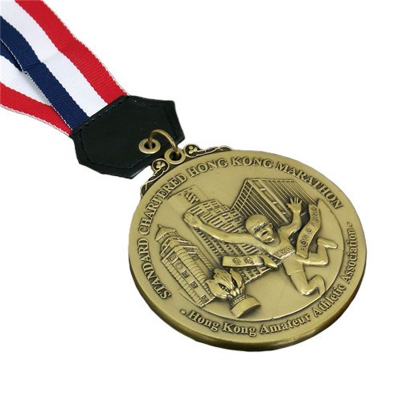 Diseño de medallas de ejecución personalizada profesional su propio Gold Gold Award Medallas de metal