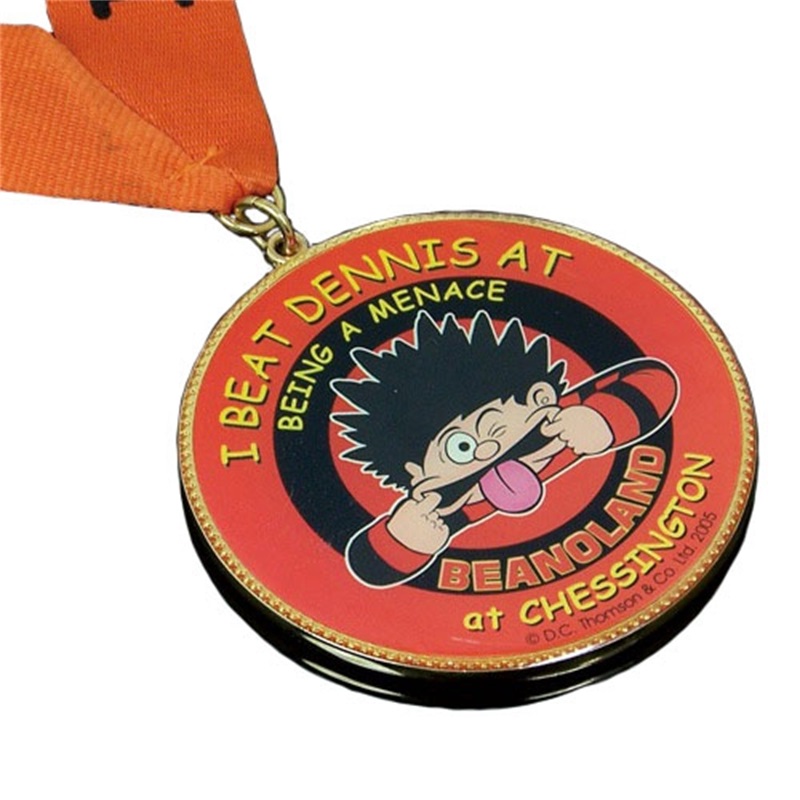 Medalla de plata antigua Nuevas medallas de premios Marathon Medallas y cintas