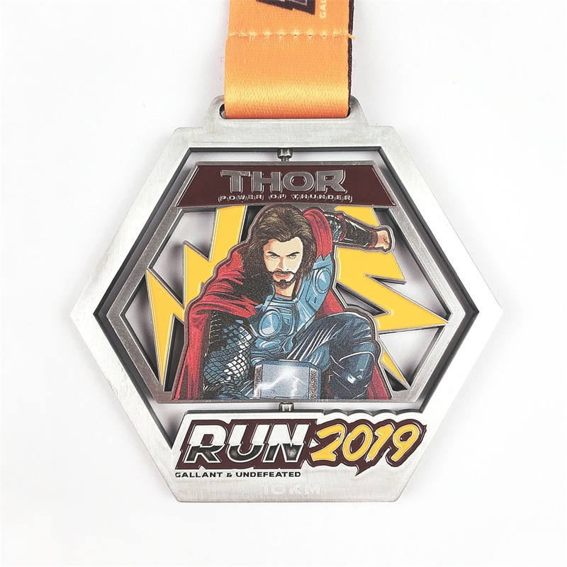 Recorte Medallas de aleación de zinc Medallas personalizadas Medalla de oro de los Premios Super Hero