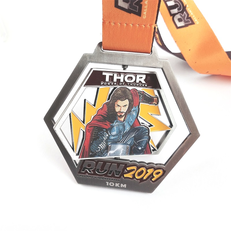 Recorte Medallas de aleación de zinc Medallas personalizadas Medalla de oro de los Premios Super Hero