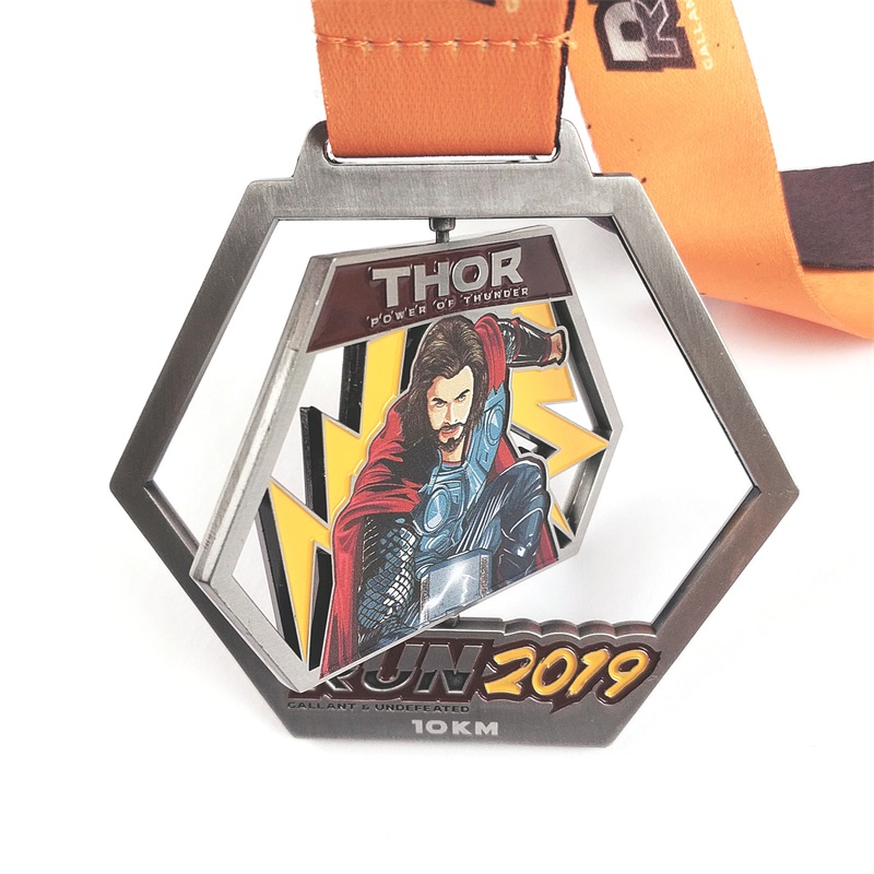 Recorte Medallas de aleación de zinc Medallas personalizadas Medalla de oro de los Premios Super Hero