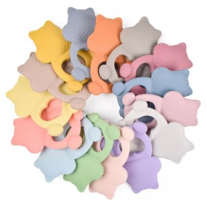 Ardilla dibujos animados bpa gratis baby baby teether juguete silicona para bebés juguete para el juguete suave juguete para bebés palitos de dentición hervides silicona de grado