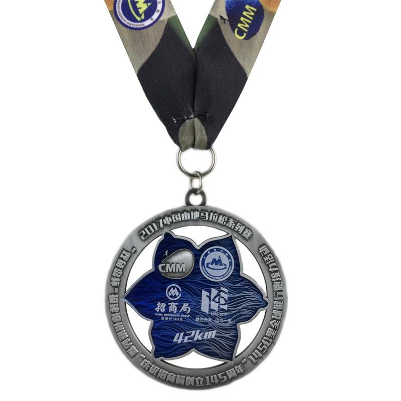 Diseño único Logotipo personalizado 4D Sport Medallion Medal Metal Commemorative Medals