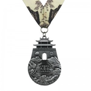 Diseño perfecto Antiguo Brass Gold Silver 4D Medalls Medalls Awards