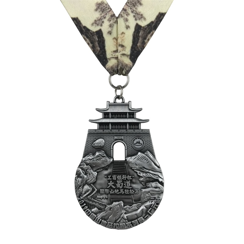 Diseño perfecto Antiguo Brass Gold Silver 4D Medalls Medalls Awards