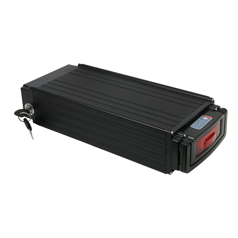 Batería de bicicleta eléctrica recargable 36V/48V/52V Rack trasero Batería de litio eBike para ebike