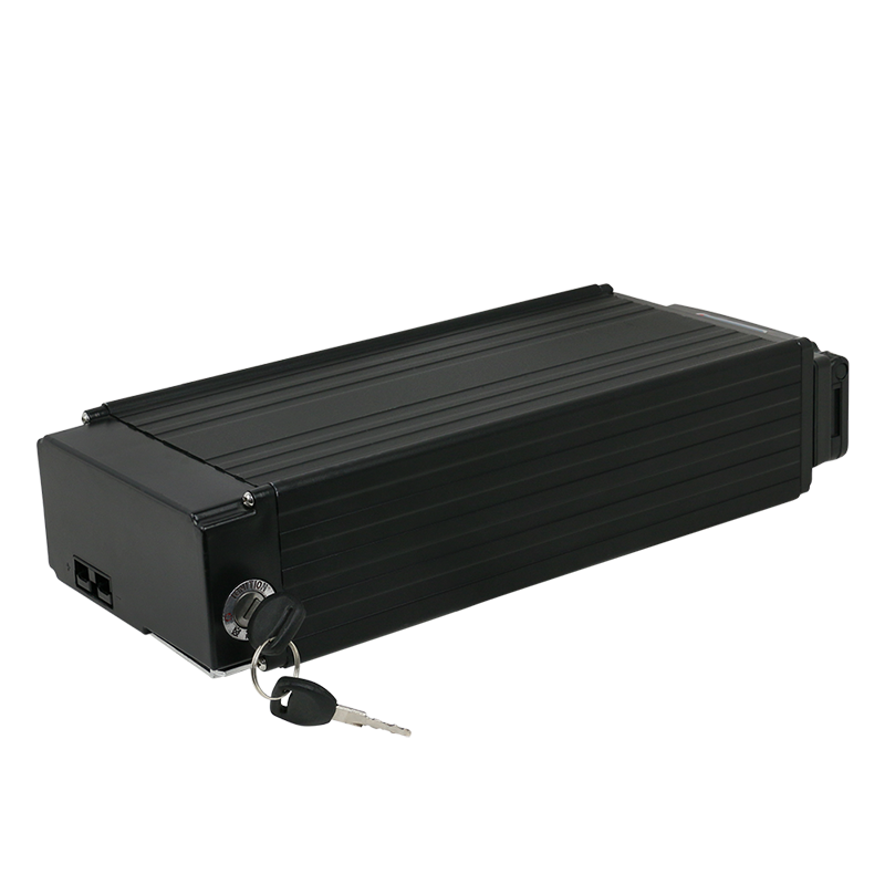 Batería de bicicleta eléctrica recargable 36V/48V/52V Rack trasero Batería de litio eBike para ebike