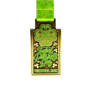Medalla de la competencia de la competencia de epoxi deportivo de la cinta de silicona personalizada para correr para correr