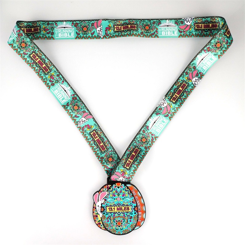 Regalos festivos Medalla de láser de metal de deporte en blanco personalizado