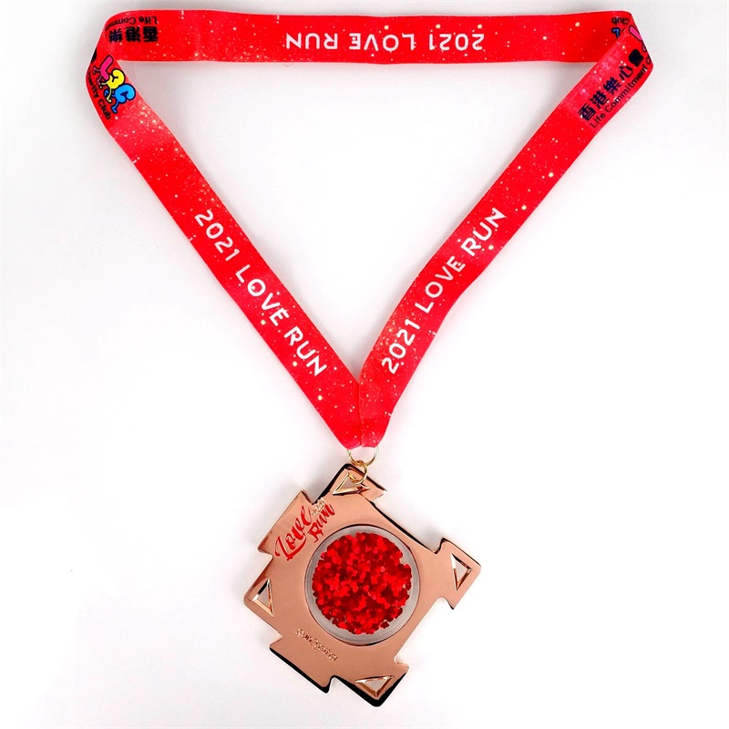 Medallas de metal fundido de diseño exclusivo con medallas de plástico PVC de cinta