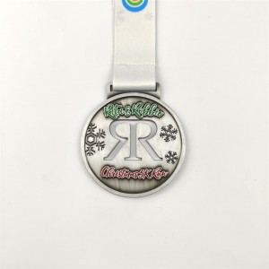 Medallas de oro y bronce medallas de medallas personalizadas para Navidad